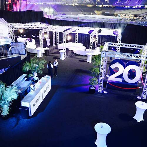 Lighting & Sound Rentals in New Orleans Fleur de Lis Event Rental